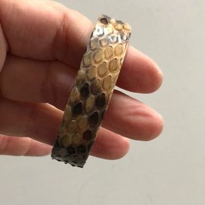 Real snake skin bracelet
